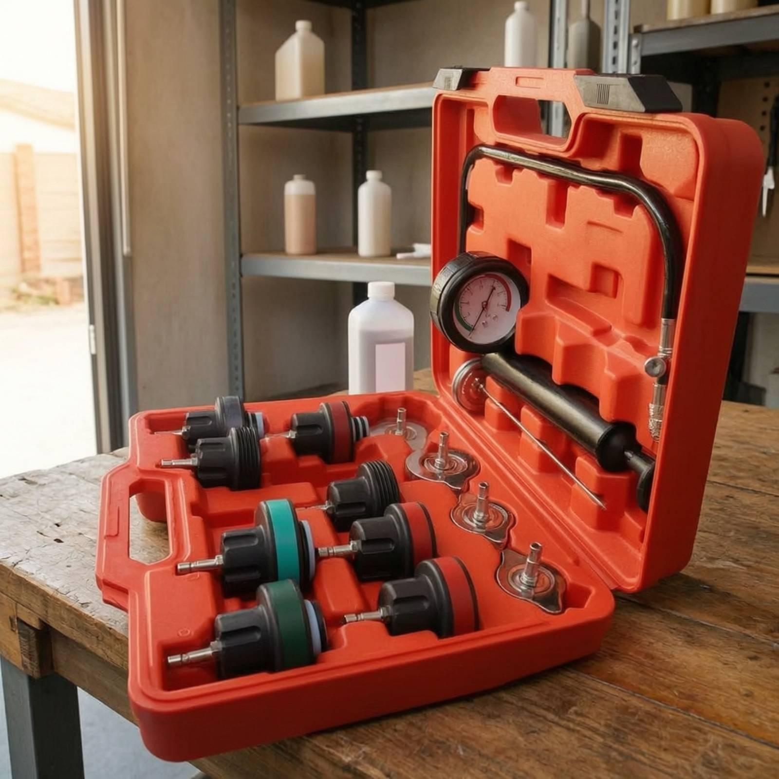 Probador de Sistema de Refrige - Radiator Pressure Tester reseña y precio