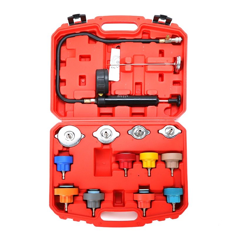 Kit de prueba de presión de re - Radiator Pressure Tester reseña y precio