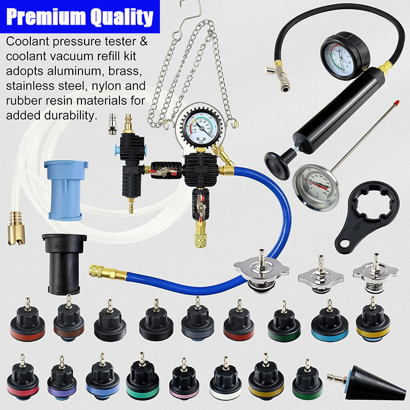 Juego de probador de presión d - Radiator Pressure Tester reseña y precio